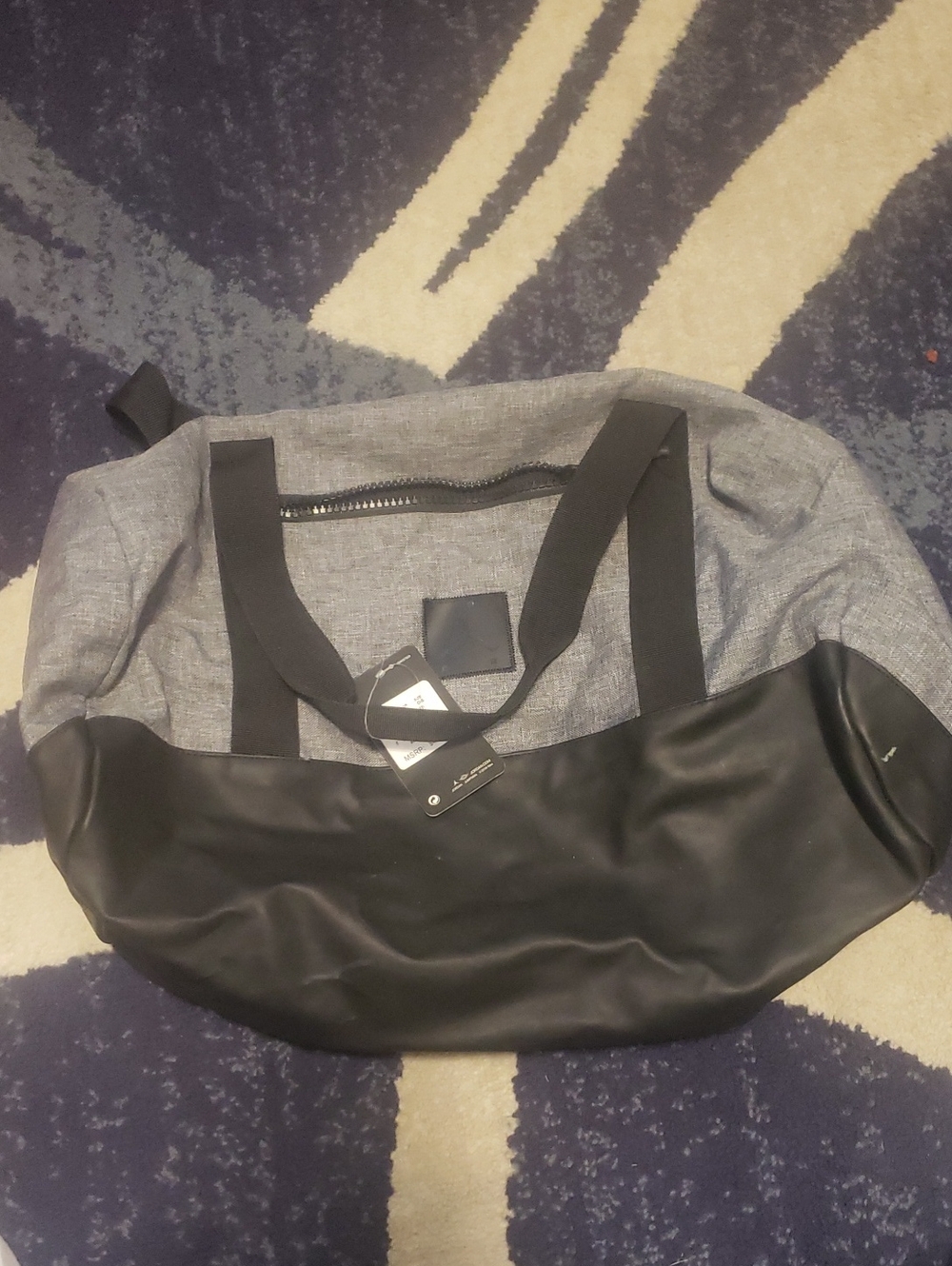 Jordan Gray and Black Weekender Duffel Bag - Men